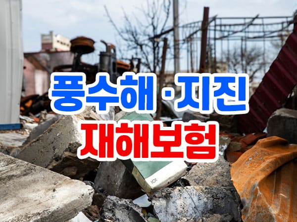 풍수해보험 및 지진재해보험