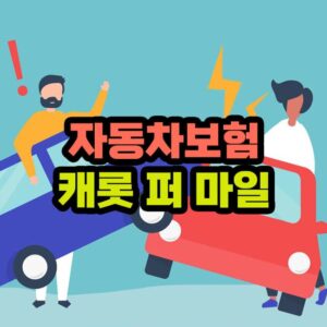 캐롯 퍼마일 자동차보험 장점