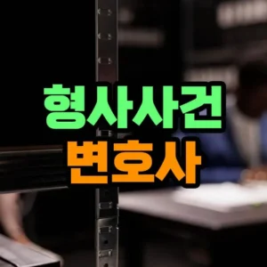 형사사건 변호사