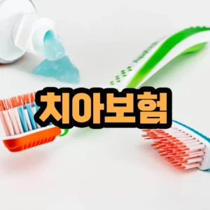 치아 보험 가입