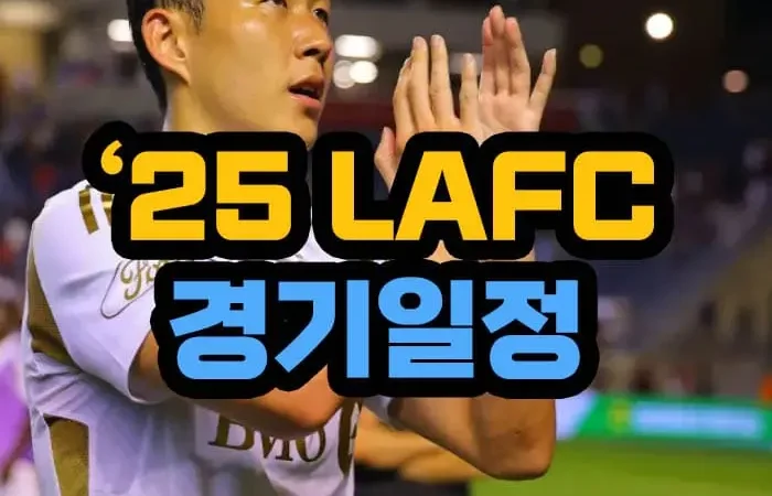 손흥민 경기일정