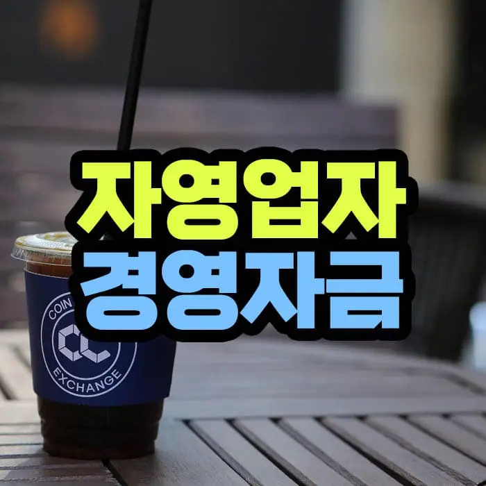 자영업자 정책자금